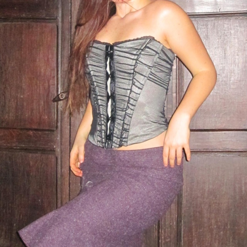 vintage Next Women's Black whimsygoth Corset